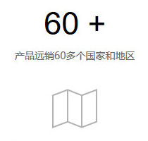 產(chǎn)品遠(yuǎn)銷60多個(gè)國家和地區(qū)